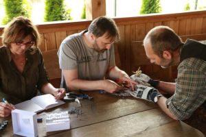 Ein eingespieltes Team v. li. E.Leix, S.Sielicki, D. Krasniewski